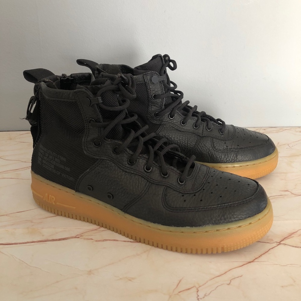 Nike Air Force One Black Urban Utility Footwear